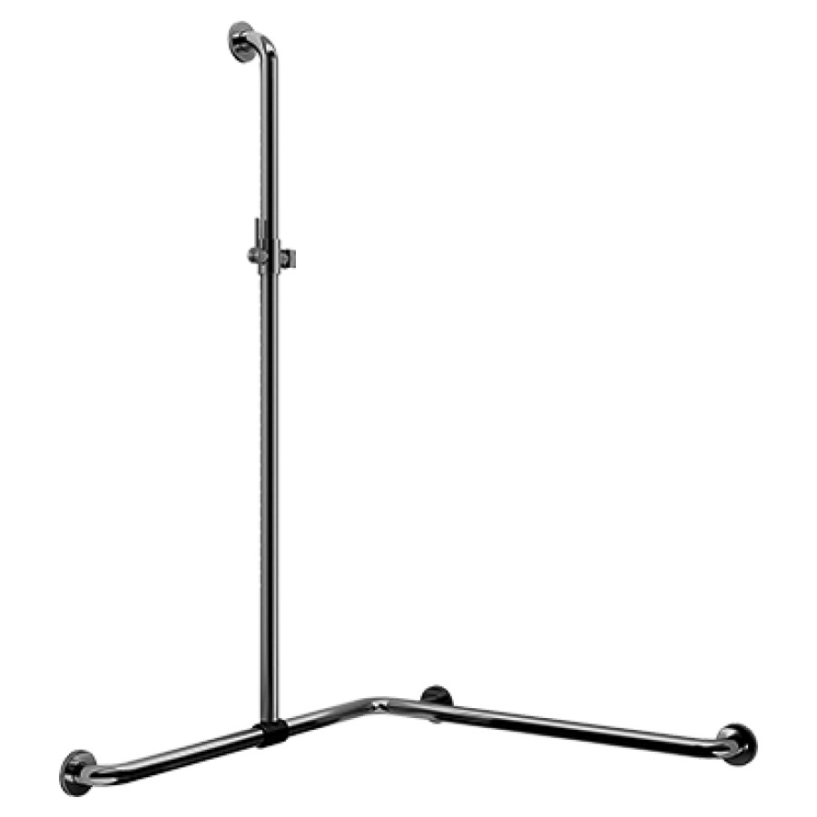 Barre d'appui d'angle pour douche IneoLine Plus