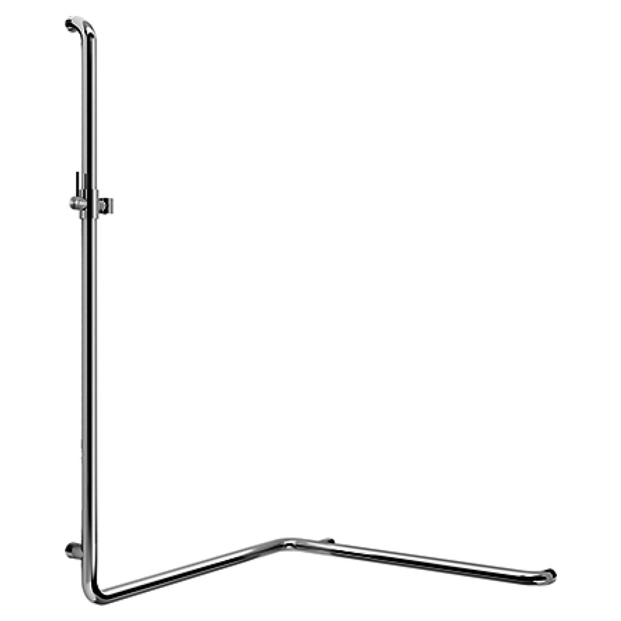 Barre d'appui d'angle pour douche IneoLine Pure