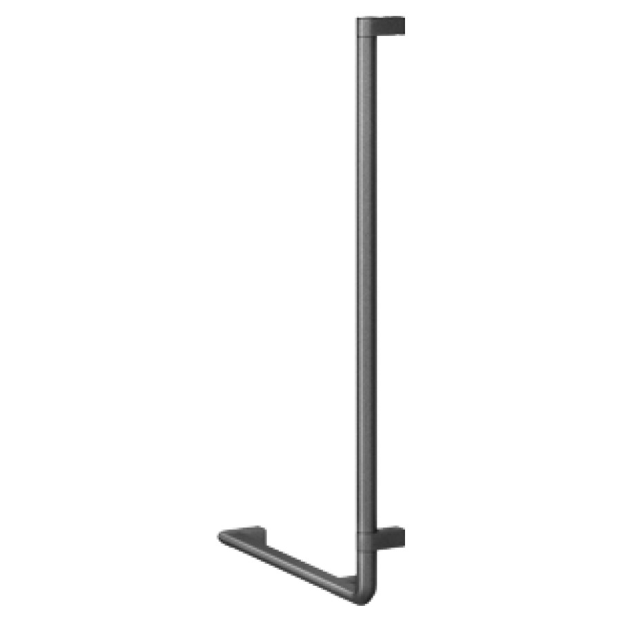 Barre d'appui coudée CAVERE
50 x 95 cm, aluminium
à droite, set de fixation
inclus