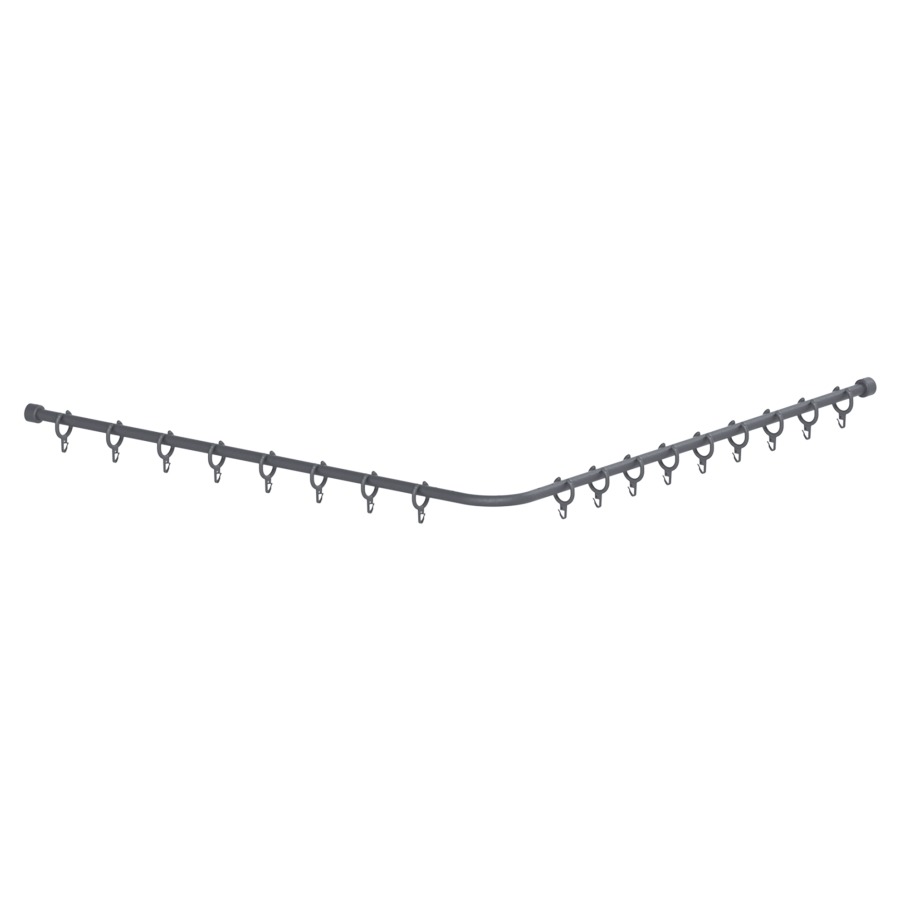 Tringle de douche CAVERE
110 x 90 cm, aluminium
avec anneaux, set de fixation
inclus