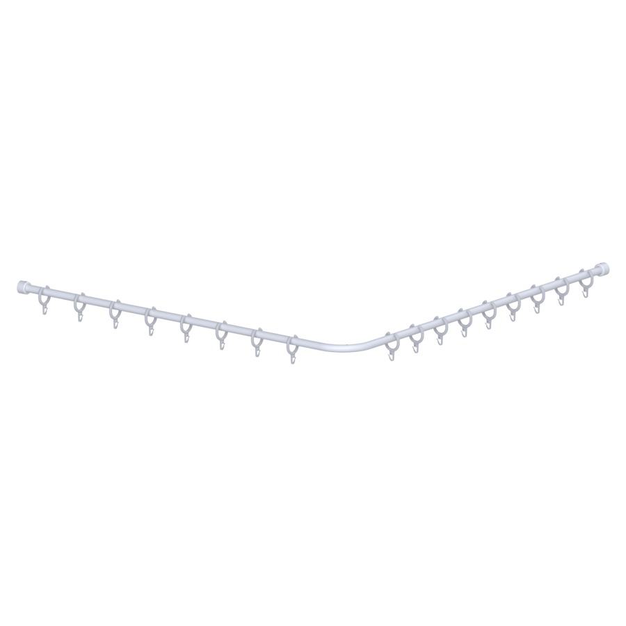 Tringle de douche CAVERE
100 x 100 cm
aluminium, avec anneaux
set de fixation inclus