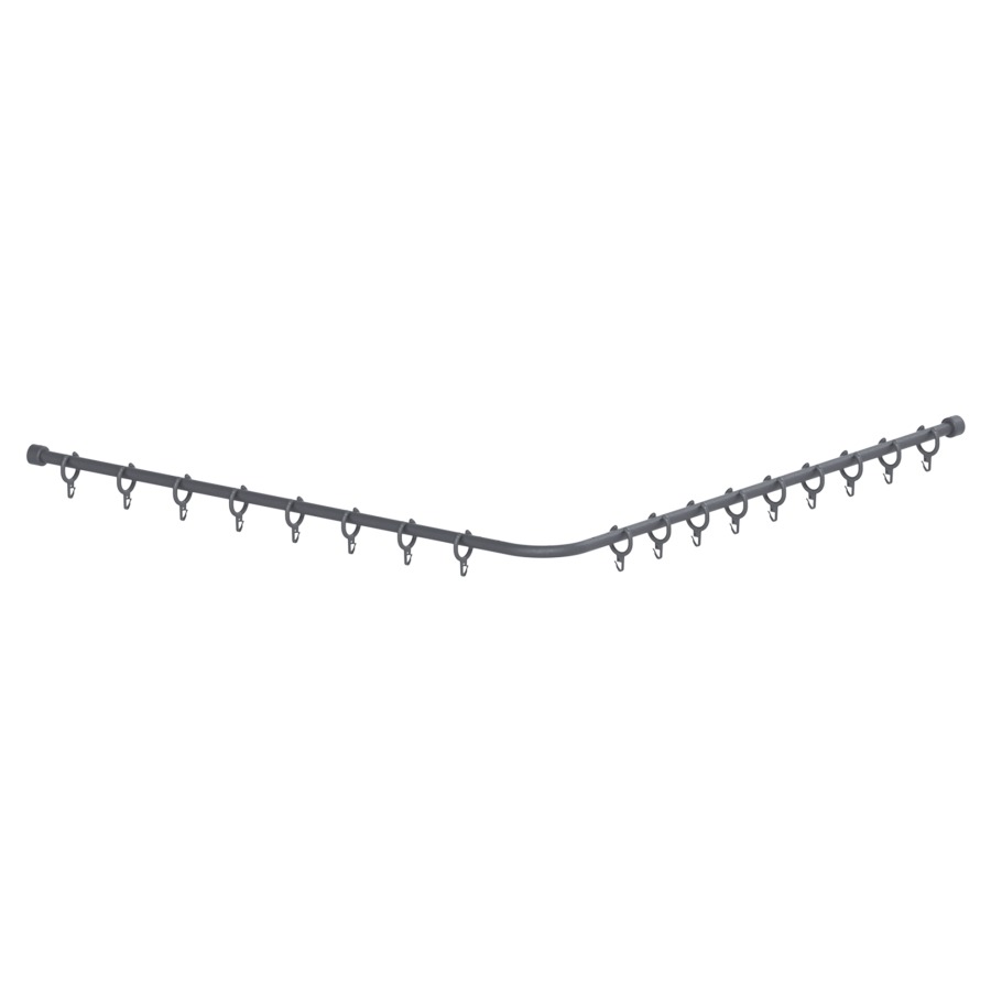 Tringle de douche CAVERE
100 x 100 cm
aluminium, avec anneaux
set de fixation inclus