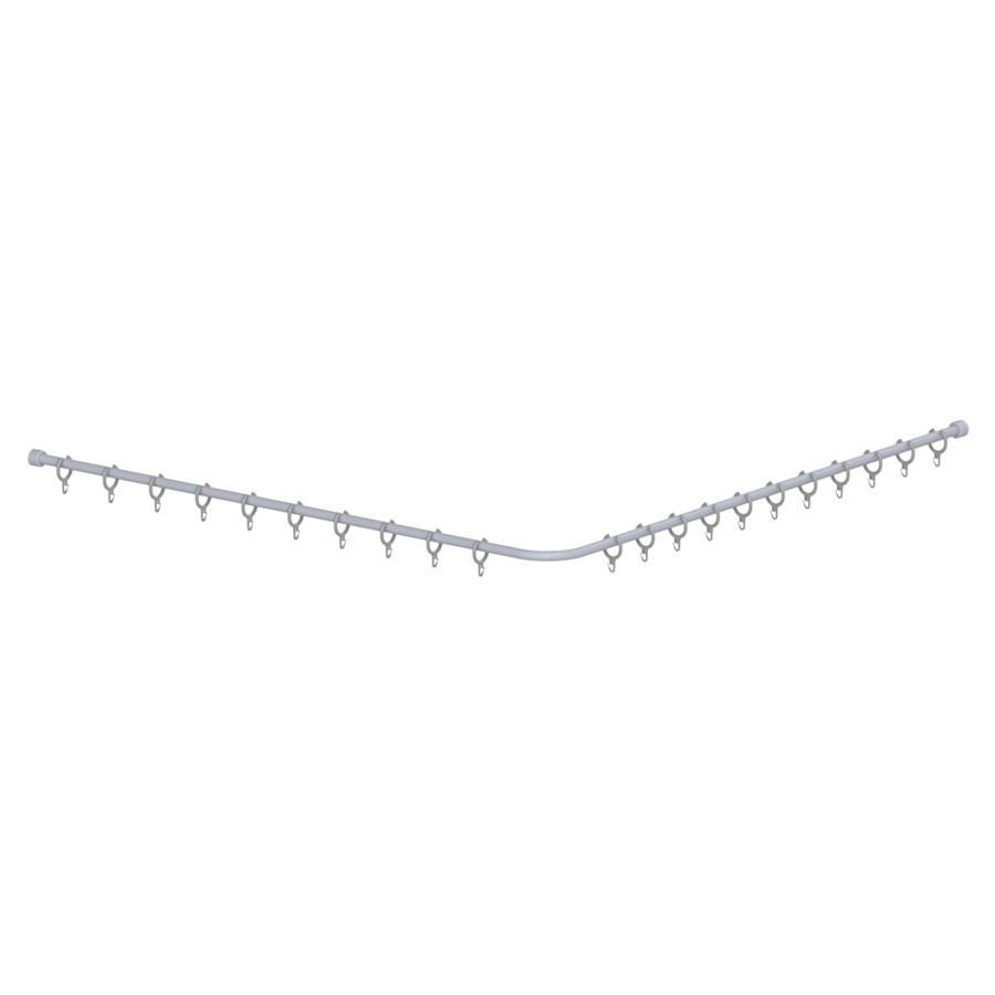 Tringle de douche CAVERE
120 x 120 cm
aluminium, avec anneaux
set de fixation inclus