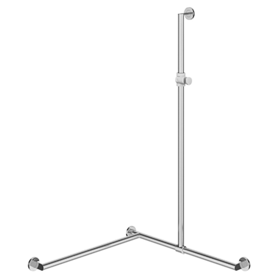 Barre d'appui d'angle pour douche Hewi S900