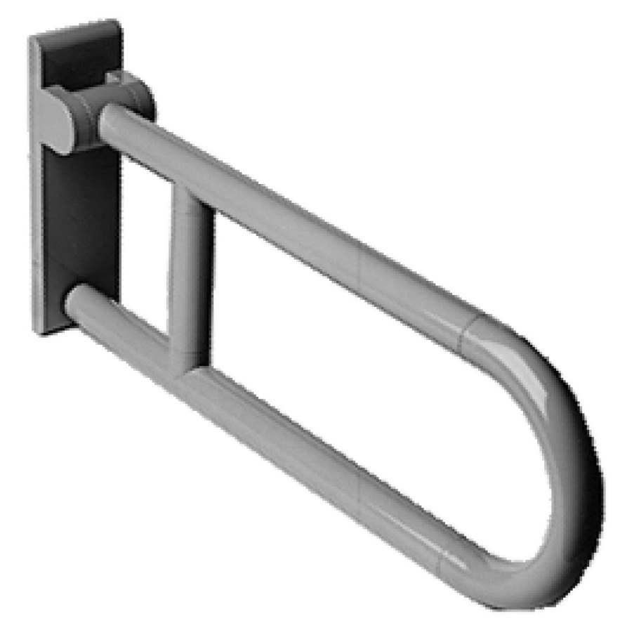 Barre d'appui escam. HEWI 477/
801, S 85 cm, D 33 mm
orientable latérale en
position verticale
plaque murale, sans set de
fixation 587 390-394