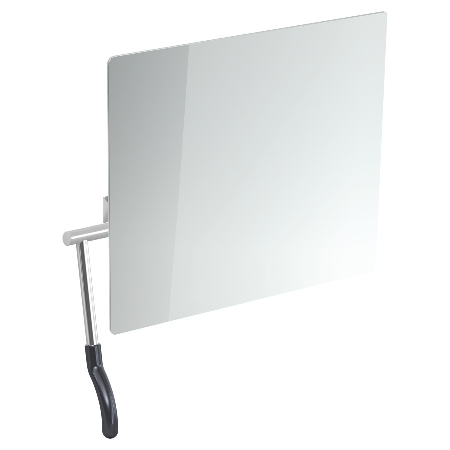 Miroir inclinable 802 LIFE-
SYSTEM, 72,5 x 74,1 x 7,3 cm
matériel de fixation
levier à gauche, poingée en
couleurs Hewi