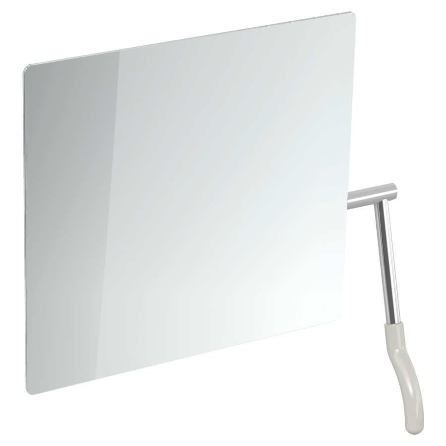 Miroir inclinable 802 LIFE-
SYSTEM, 72,5 x 74,1 x 7,3 cm
matériel de fixation
levier à droite, poignée en
couleurs Hewi