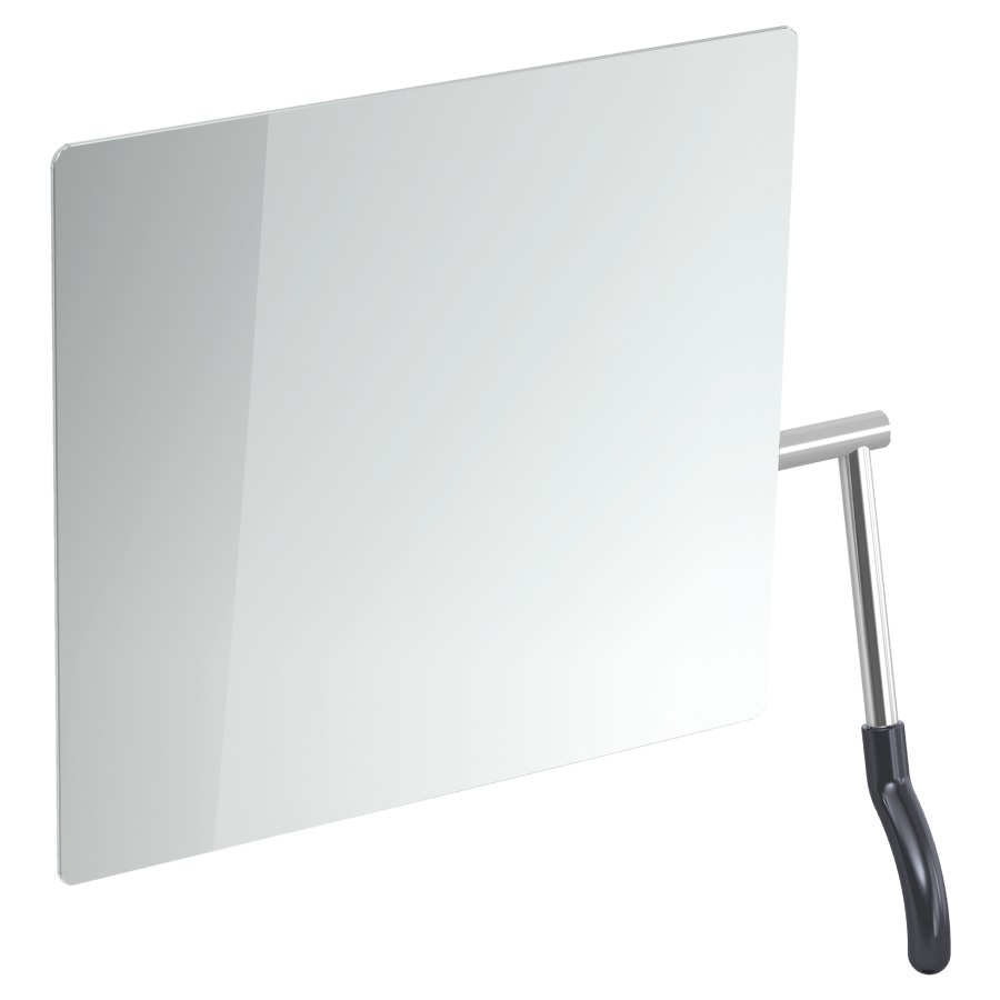Miroir inclinable 802 LIFE-
SYSTEM, 72,5 x 74,1 x 7,3 cm
matériel de fixation
levier à droite, poignée en
couleurs Hewi