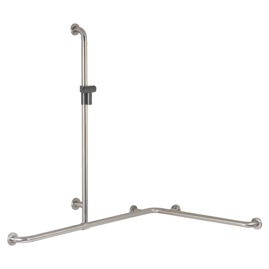 Barre d'appui d'angle pour douche Hewi 805