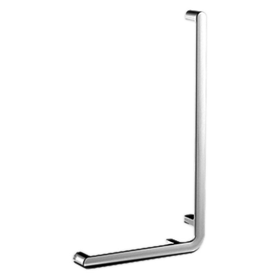 Barre d'appui coudée ELEGANCE
NEW 90°, 40,1 x 70,1 cm
version à gauche
matériel de fixation