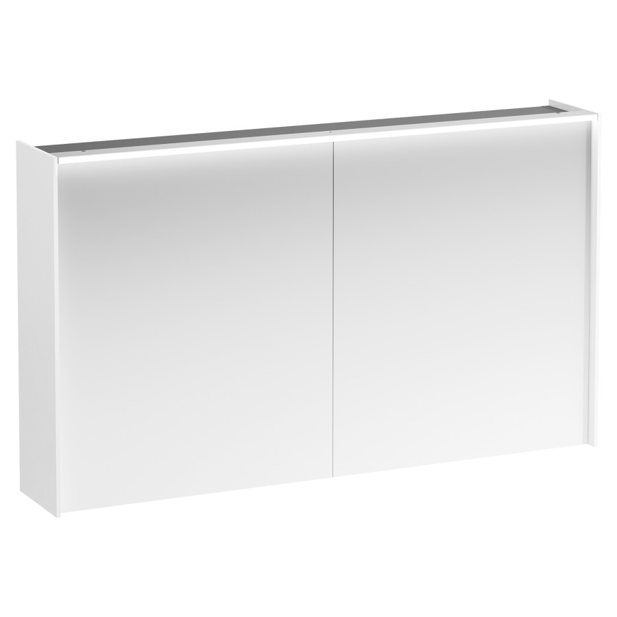 Armoire de toilette LANI
122 x 71,5 x 21 cm
2 portes à double miroir
1 prise, élément d'éclairage
LED horizontal