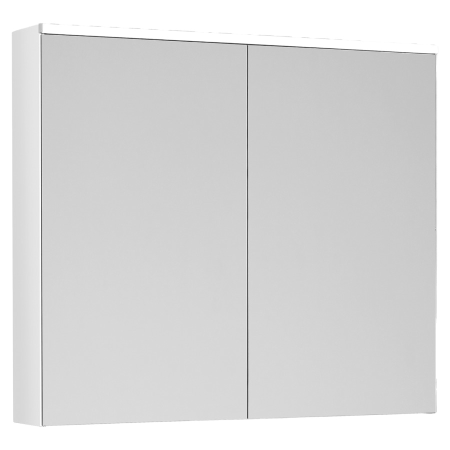Armoire de toilette SOLA AP
80 x 67.7 x 16.5 cm
Matériau dérivé du bois
2&nbsp;portes à double miroir 
éclairage LED direct 17 Watt
4000 Kelvin, 2325 Lumen
1 prise double en bas au centre
2 ports USB-A 
Classe d’énergie D, IP24