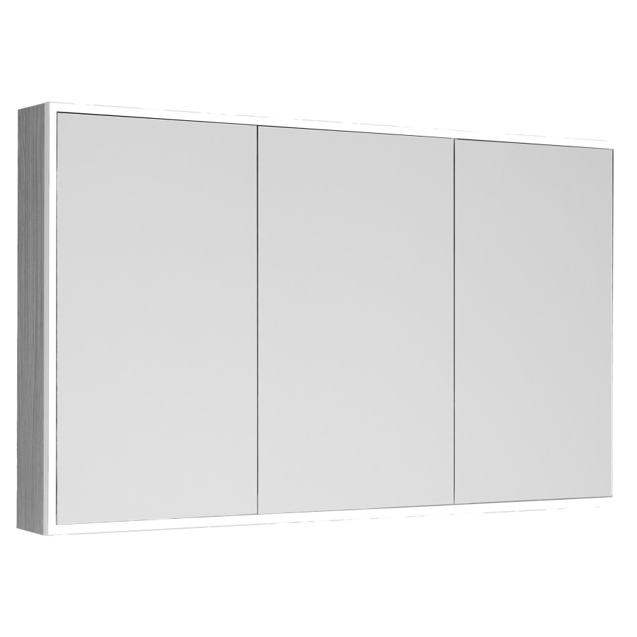 Armoire de toilette ELITA
122 x 71,8 x 14,1 cm
prise double intérieur en bas
au centre, 2 ports USB
3 portes à double miroir
éclairage LED 49 W, 12 V
2700-6500 K, Lumen 4875
2 tablettes en verre réglables
en hauteur, IP24