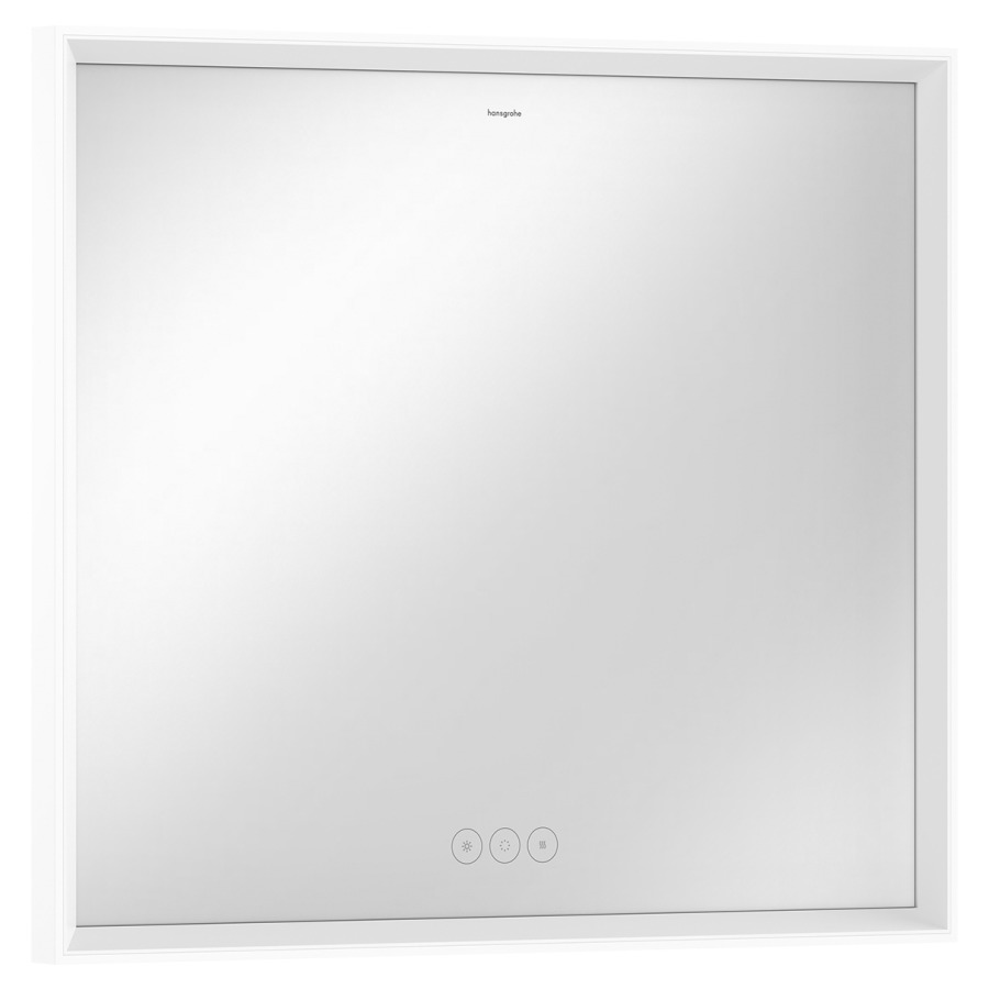 Miroir lumineux XARITA E
80,6 x 70,6 cm
éclairage LED
contrôle de l'éclairage par
capteur capacitiv, 2700-6500
Kelvin, 97 W, dimmable
éclairage LED RVB indirect
choix parmi 7 tons et 1 ton blanc
avec chauffage de miroir
IP44
