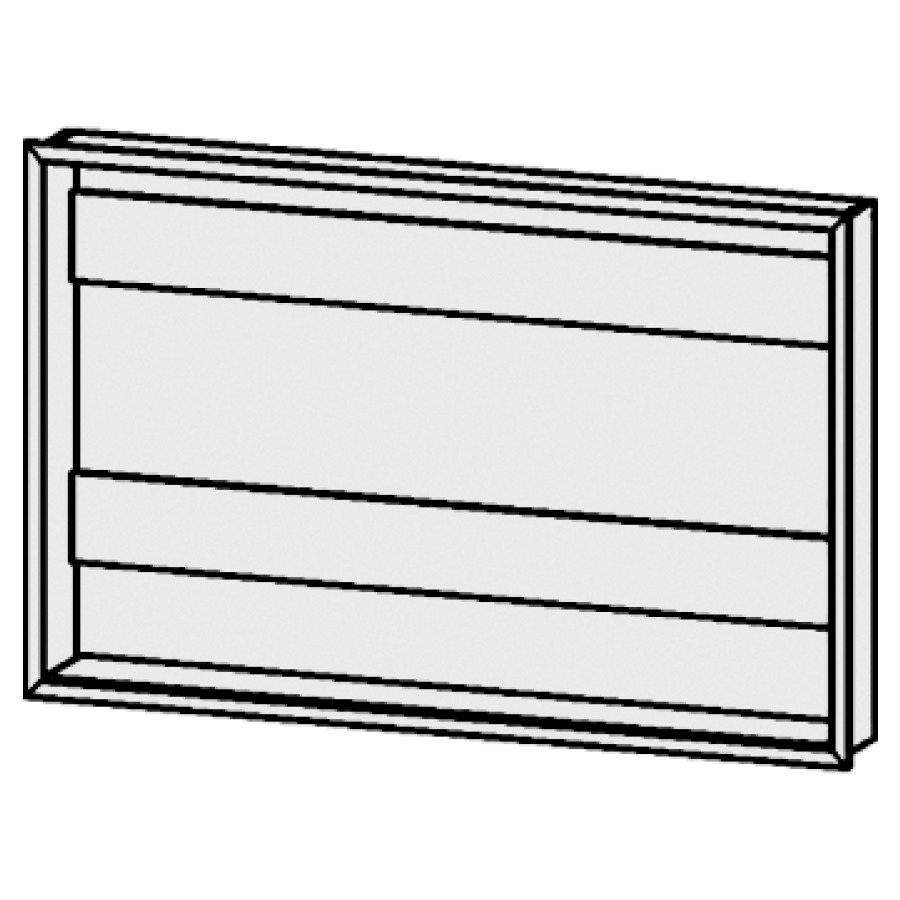 Set de montage GOOD/BETTER
VERSION,126,1 x 81,2 x 13,9 cm
pour armoire de toilette 611
564, cadre