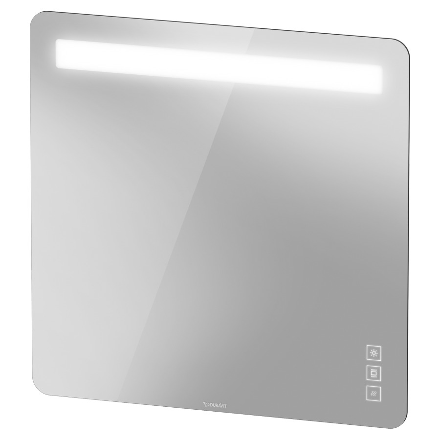 Miroir lumineux LUV
80 x 80 x 3,6 cm
fonction de gradation des LED
panneau de contrôle sans
contact, ajustement synchrone
de la couleur de la lumière
pour lumière directe et
indirecte, chauffage de miroir
60 W, IP44