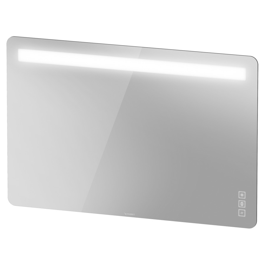 Miroir lumineux LUV
80 x 120 x 3,6 cm
fonction de gradation des LED
panneau de contrôle sans
contact, ajustement synchrone
de la couleur de la lumière
pour lumière directe et
indirecte, chauffage de miroir
60 W, IP44