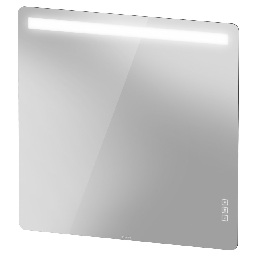 Miroir lumineux LUV
120 x 120 x 3,6 cm
fonction de gradation des LED
panneau de contrôle sans
contact, ajustement synchrone
de la couleur de la lumière
pour lumière directe et
indirecte, chauffage de miroir
60 W, IP44