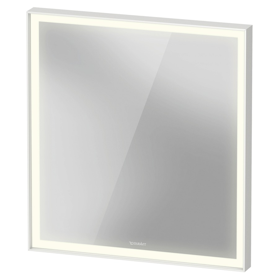 Miroir lumineux VITRIUM
65 x 70 x 6,7 cm
profilé en aluminium
éclairage LED, entourante
3500 K, 23 W, dimmable
avec chauffage de miroir
commande éclairage intérieur
version capteur sensitif, IP44