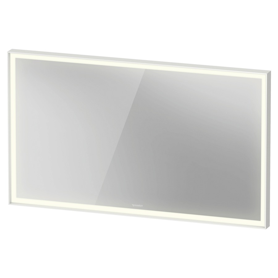 Miroir lumineux VITRIUM
120 x 70 x 6,7 cm
profilé en aluminium
éclairage LED, entourante
3500 K, 32 W, dimmable
avec chauffage de miroir
commande éclairage intérieur
version capteur sensitif, IP44