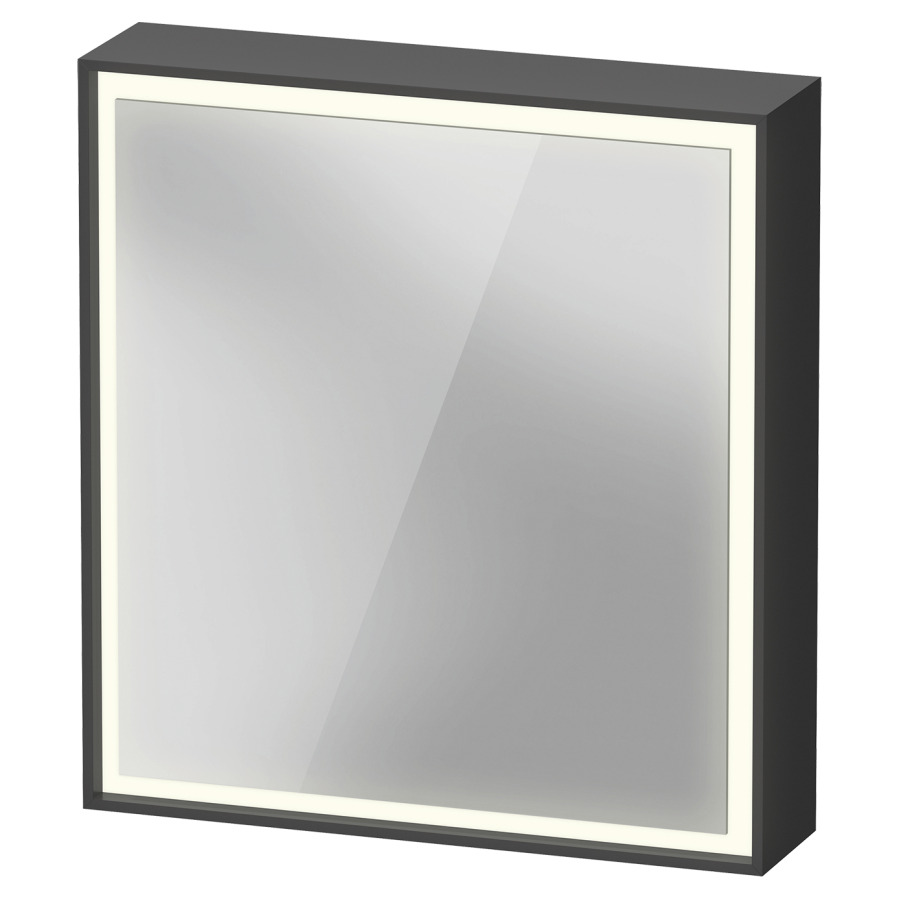 Armoire de toilette VITRIUM
65 x 70 x 15,5 cm
1 prise à droite
porte à double miroir
charnière à gauche
2 étagères en verre
éclairage LED direct
entourante, 3500 K, 36 W
dimmable, commande éclairage
intérieur version capteur
sensitif, IP44
