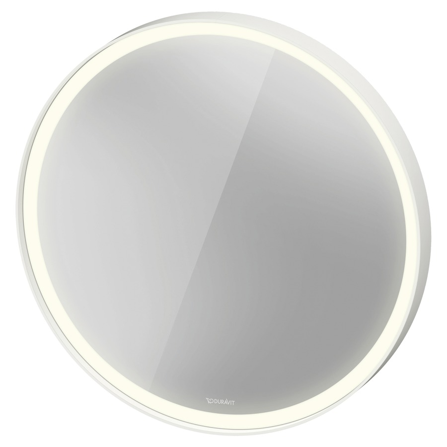 Miroir lumineux VITRIUM
D 70 x 6,7 cm
profilé en aluminium
éclairage LED, entourante
3500 K, 18 W, dimmable
avec chauffage de miroir, IP44