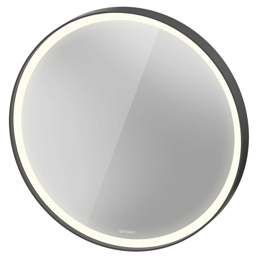 Miroir lumineux VITRIUM
D 70 x 6,7 cm
profilé en aluminium
éclairage LED, entourante
3500 K, 18 W, dimmable
avec chauffage de miroir, IP44