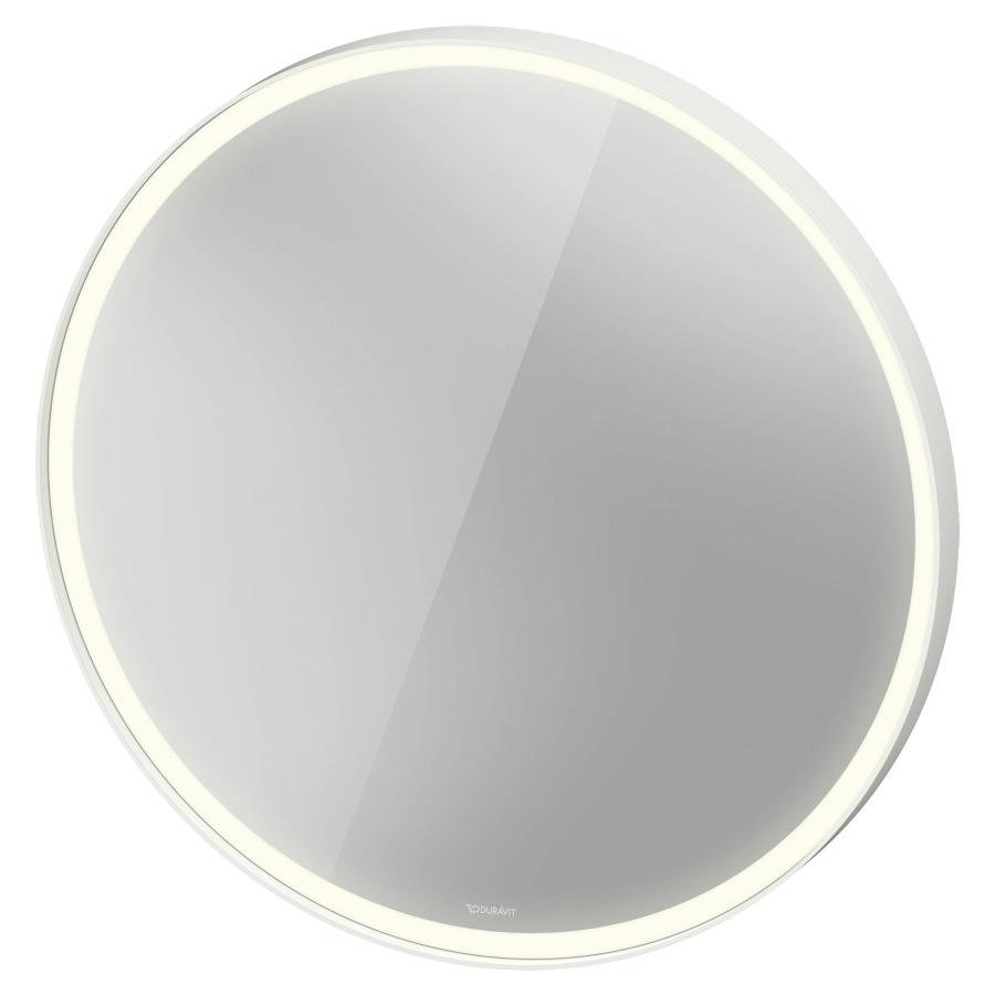 Miroir lumineux VITRIUM
D 90 x 6,7 cm
profilé en aluminium
éclairage LED, entourante
3500 K, 24 W, dimmable
avec chauffage de miroir, IP44