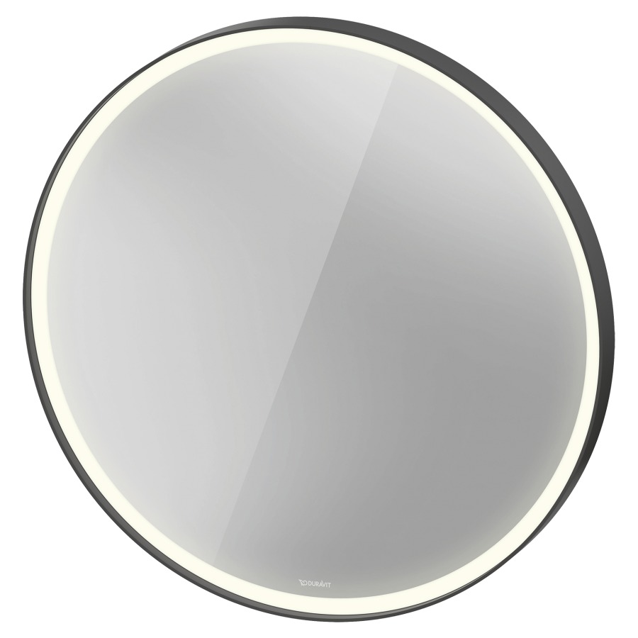 Miroir lumineux VITRIUM
D 90 x 6,7 cm
profilé en aluminium
éclairage LED, entourante
3500 K, 24 W, dimmable
avec chauffage de miroir, IP44