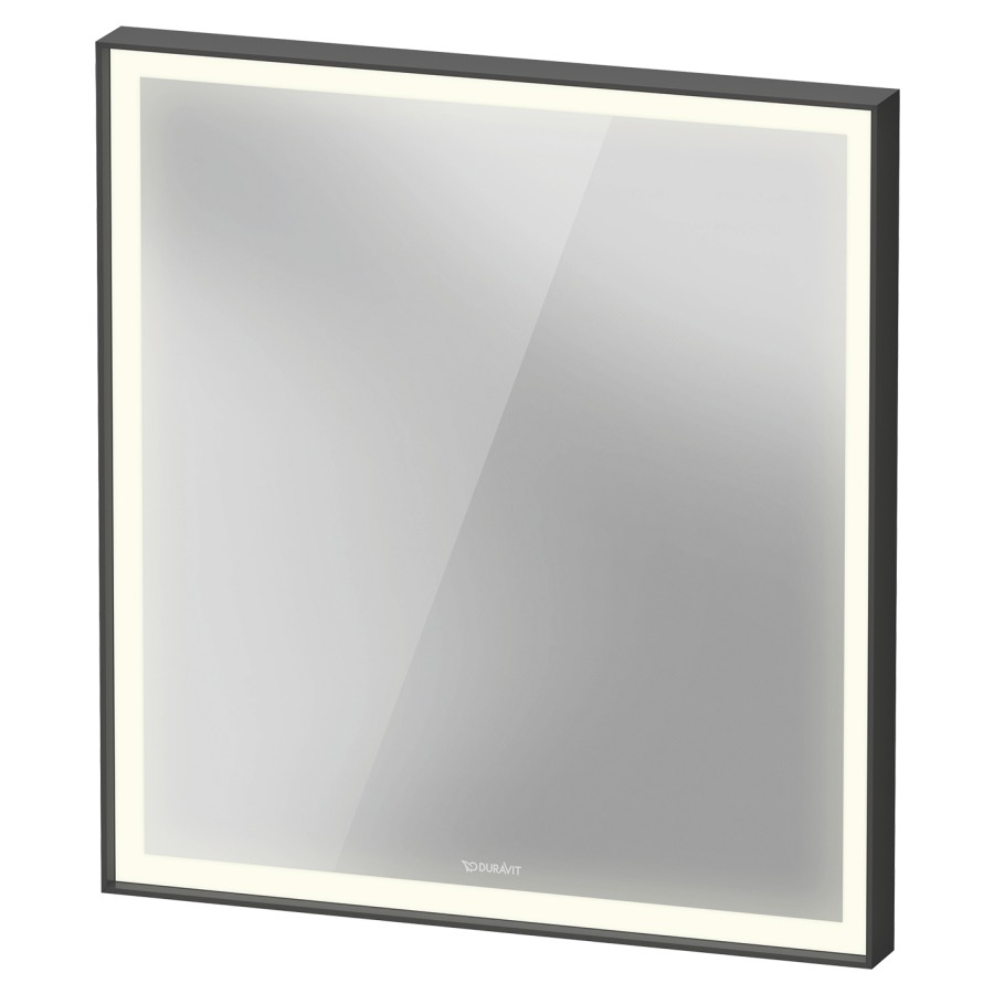 Miroir lumineux VITRIUM
65 x 70 x 6,7 cm
profilé en aluminium
éclairage LED, entourante
3500 K, 23 W, dimmable
avec chauffage de miroir, IP44