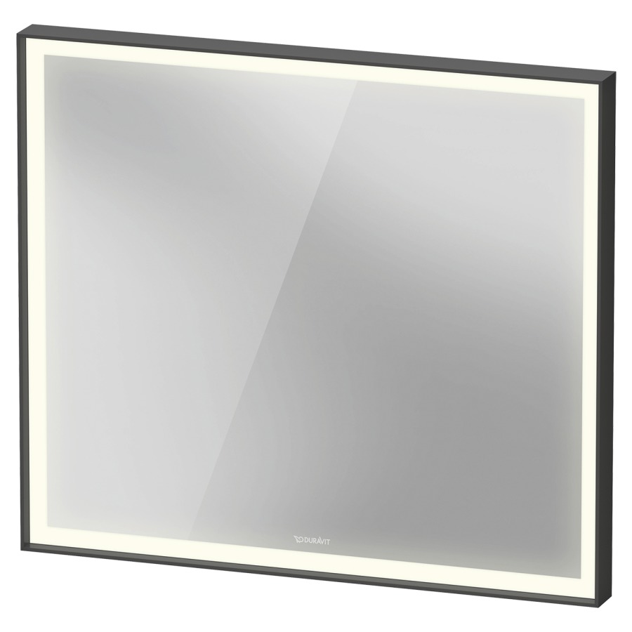 Miroir lumineux VITRIUM
80 x 70 x 6,7 cm
profilé en aluminium
éclairage LED, entourante
3500 K, 24 W, dimmable
avec chauffage de miroir, IP44