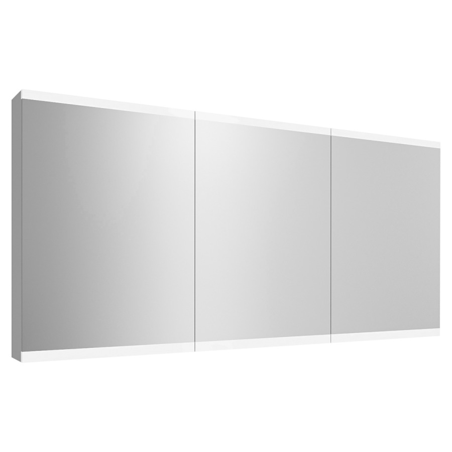 Armoire de toilette METRUM
150 x 71,7 x 13,6 cm
profil en aluminium
2 prises double à l'intérieur
en bas à droite et à gauche
3 portes à double miroir
(50/50/50)
éclairage LED 39,62 W
Tunable White 2700-6500 K
commande de l'éclairage
clavier/application
6 tablettes en verre
réglable en continu
boîte cosmétique, miroir
grossissant inclus, IP24