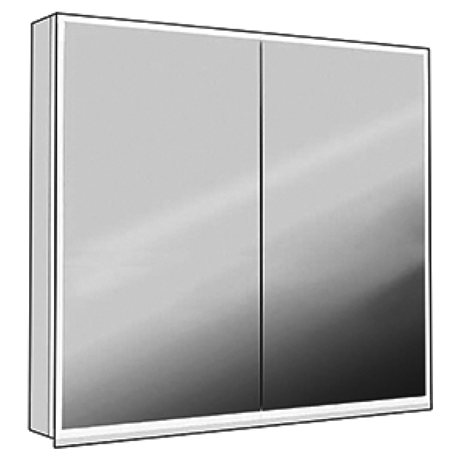 Armoire de toilette ILLUMINATO
80 x 71,5 x 12,5 cm
profil en aluminium
1 prise double ergonomique
chacun à l'intérieur
ci-dessous dans les
compartiments
de droite et de gauche
1 paroi de séparation
2 portes à double (40/40)
éclairage LED réglable
IP24