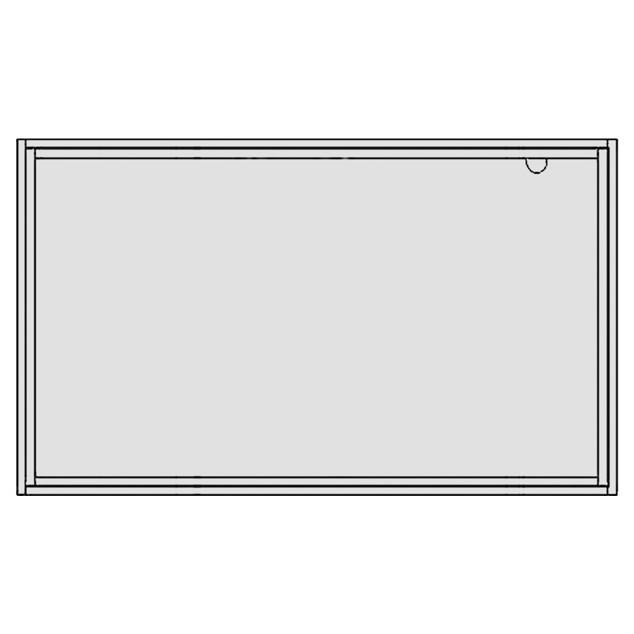 Cadre à encastrer Illuminato/Auralis
pour armoire de toilette 120 cm