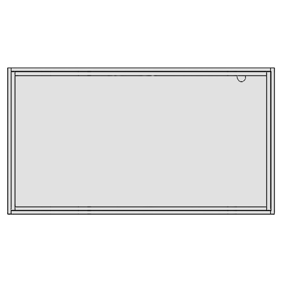 Cadre à encastrer Illuminato/Auralis
pour armoire de toilette 130 cm