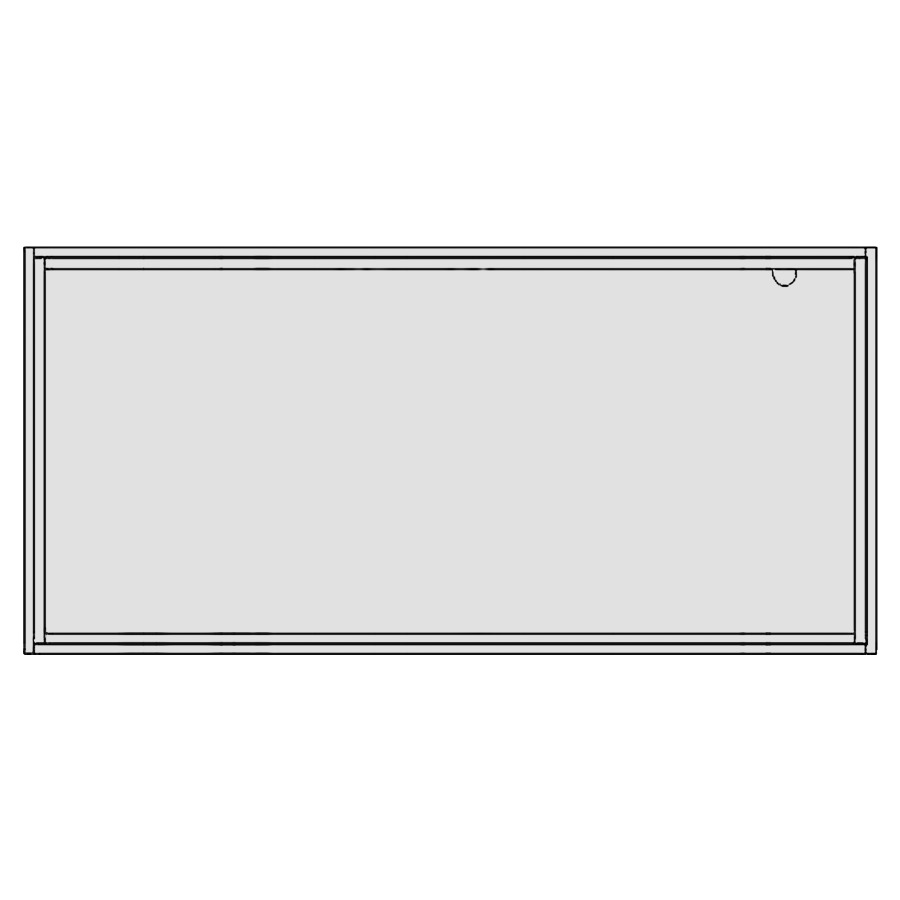 Cadre à encastrer Illuminato/Auralis
pour armoire de toilette 150 cm