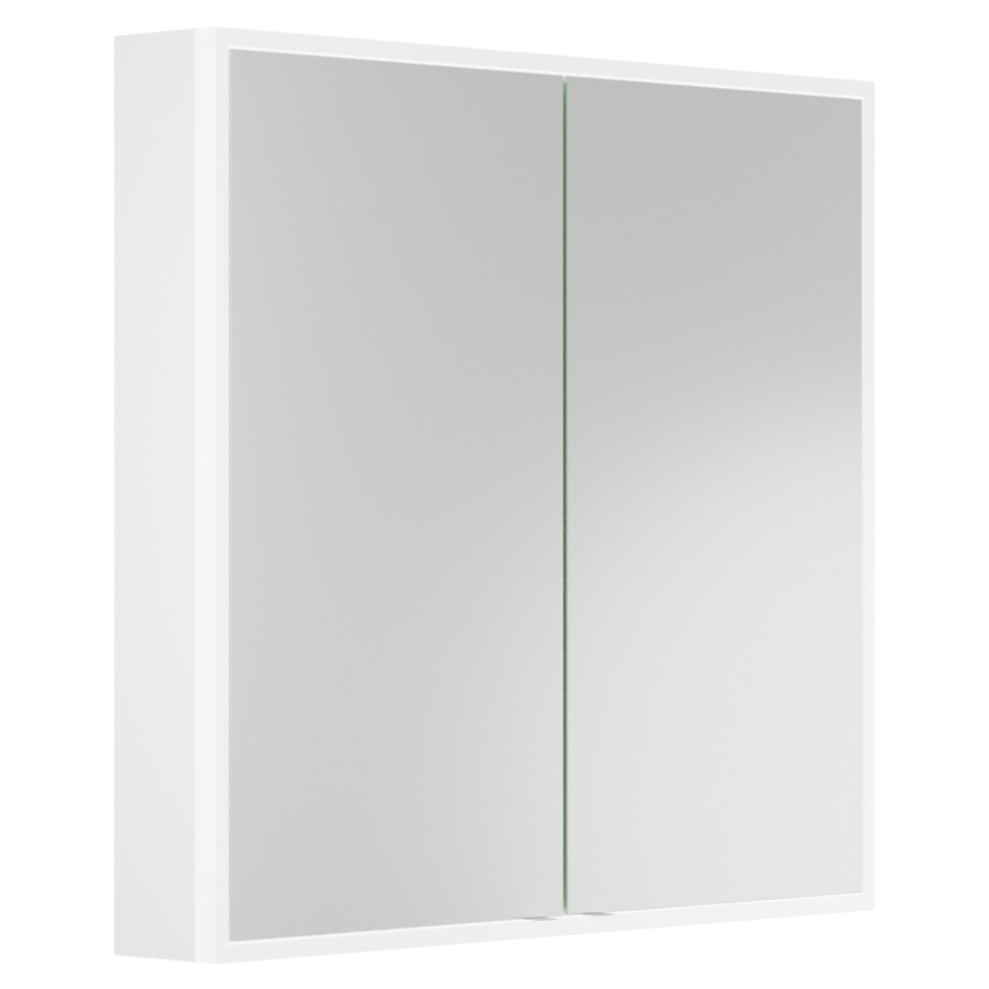 Armoire de toilette AVALON
78 x 73 x 13,2 cm
profil en aluminium, 2 prises
double à l'intérieur en bas
2 portes à double miroir
éclairage du cadre par LED
IP24