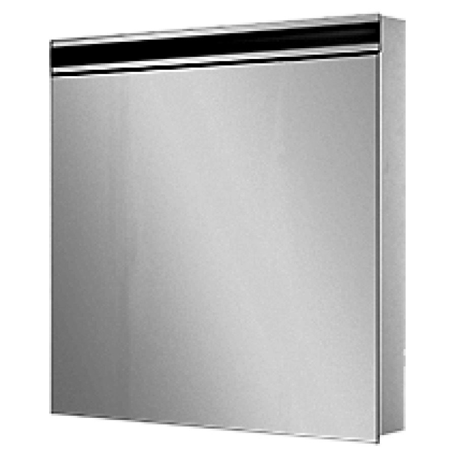 Armoire de toilette AVANCE NEW
LED, 60 x 75,8 x 12,5 cm
profil en aluminium, prise
double en haut changeable
porte à double miroir
charnières à gauche ou à
droite, avec éclairage LED
IP24, réglable (Dali)