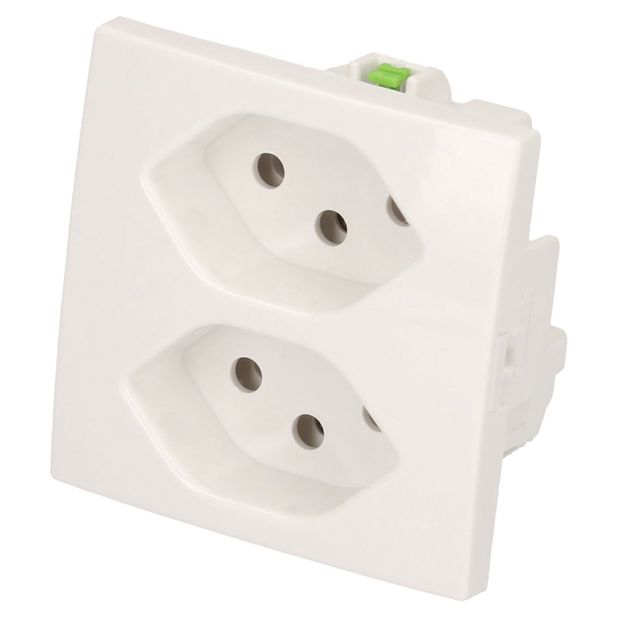 Prise double ergonomique supplémentaire