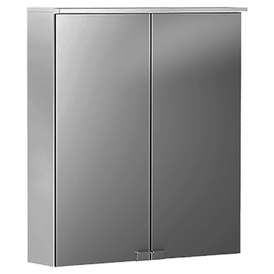 Armoire de toilette OPTION
BASIC, 60,0 x 67,5 x 14,0 cm
2 portes à double miroir
1 prise, éclairage LED 11 W
1430 lm, interrupteur, IP44