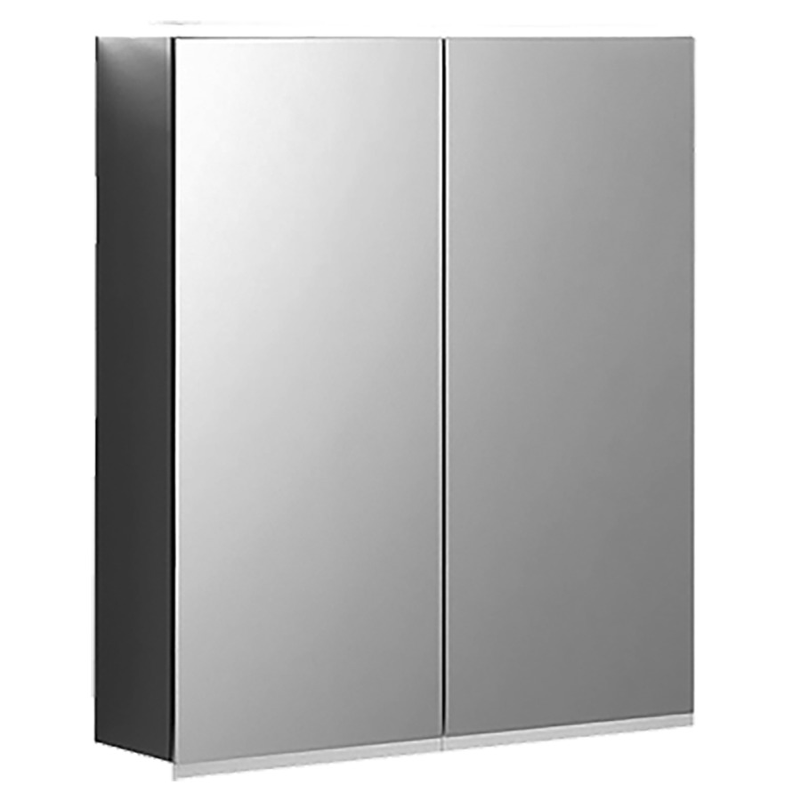 Armoire de toilette OPTION
PLUS, 75,0 x 70,0 x 15,0 cm
2 portes à double miroir
1 prise, 1 miroir grssissant
éclairage LED direct 9 W
1260 lm, éclairage LED
indirect 3,25 W, 455 lm
interrupteur à capteur, IP44