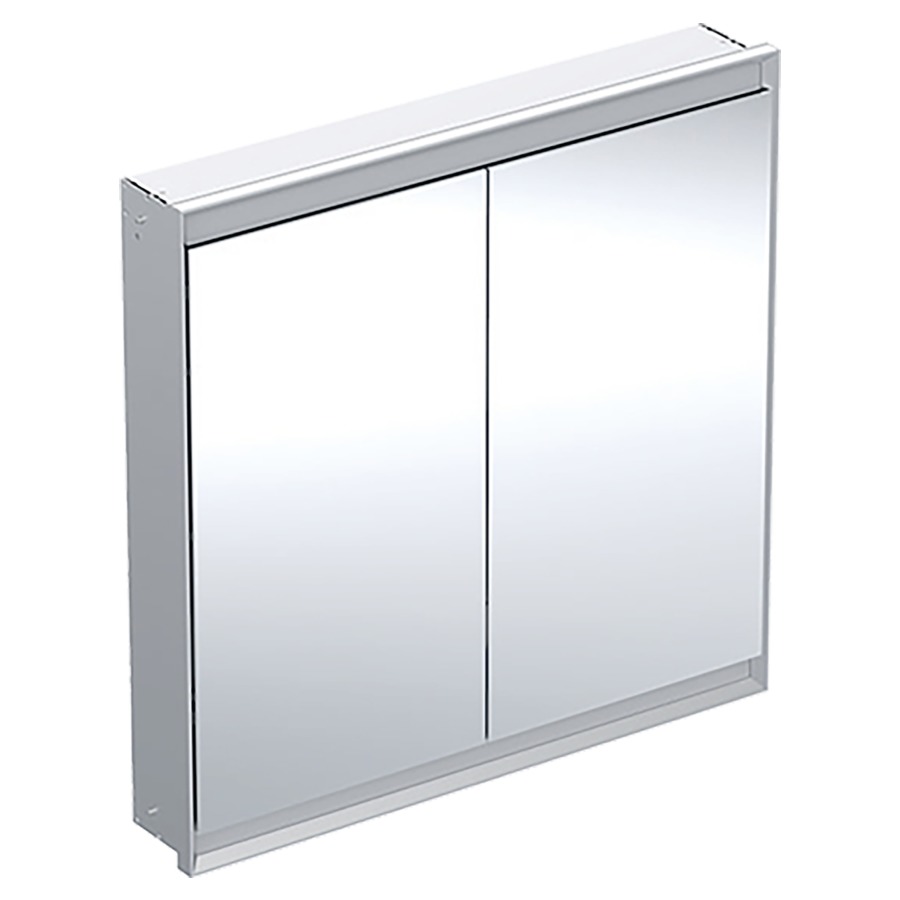 Armoire de toilette ONE UP
90 x 90 x 15 cm
2 portes à double miroir
2 prises, ComfortLight LED
réglage continu de l'ambiance
lumineuse, de la lumière
d'orientation à la lumière du
jour, sans boîtier de montage
brut 871 206
