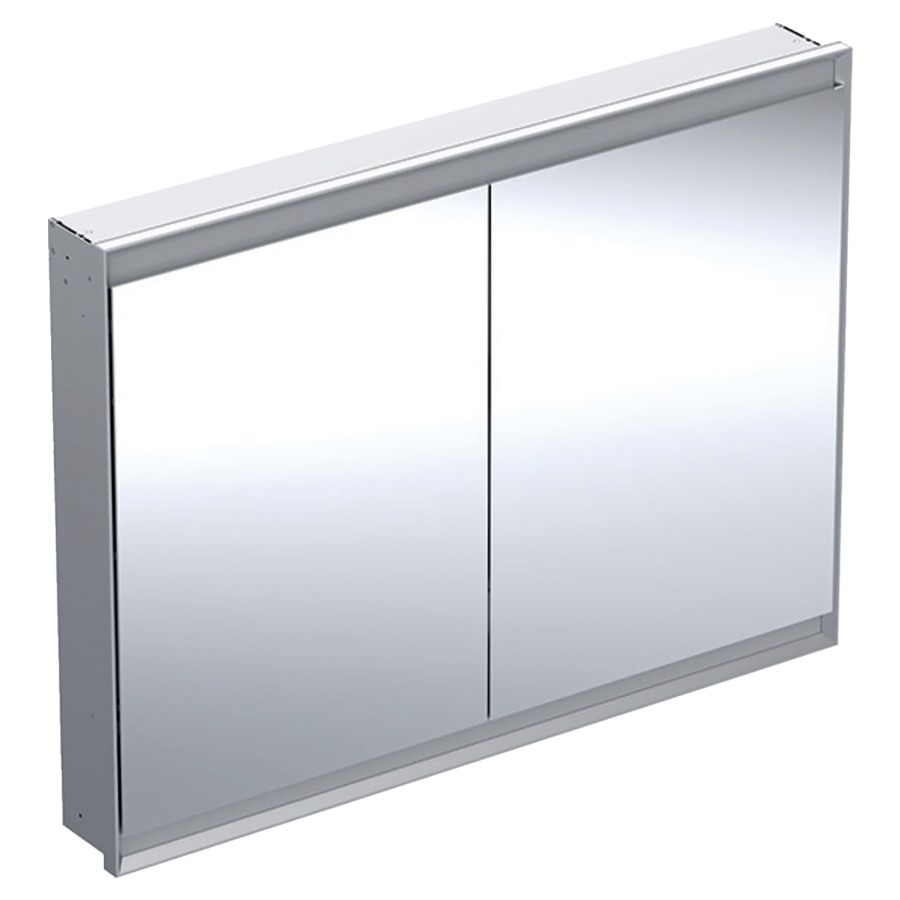 Armoire de toilette ONE UP
120 x 90 x 15 cm
2 portes à double miroir
2 prises, ComfortLight LED
réglage continu de l'ambiance
lumineuse, de la lumière
d'orientation à la lumière du
jour, sans boîtier de montage
brut 871 208