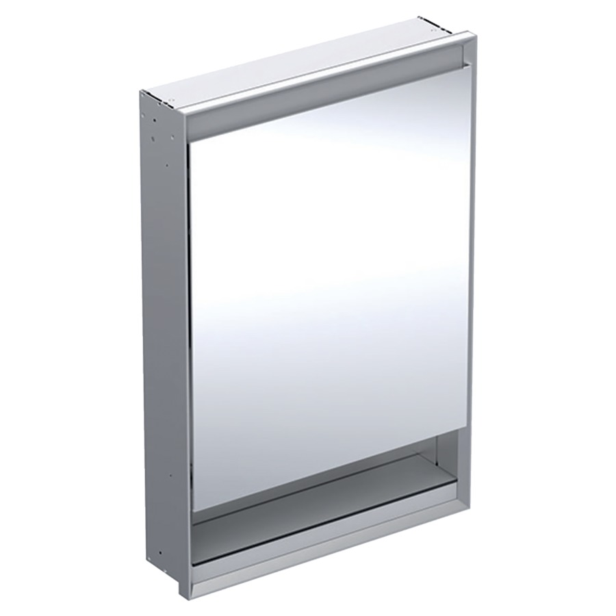 Armoire de toilette ONE UP
60 x 90 x 15 cm
avec niche ouvert
1 porte à double miroir
charnières à droite, 2 prises
ComfortLight LED, réglage
continu de l'ambiance
lumineuse, de la lumière
d'orientation à la lumière du
jour, sans boîtier de montage
brut 871 204