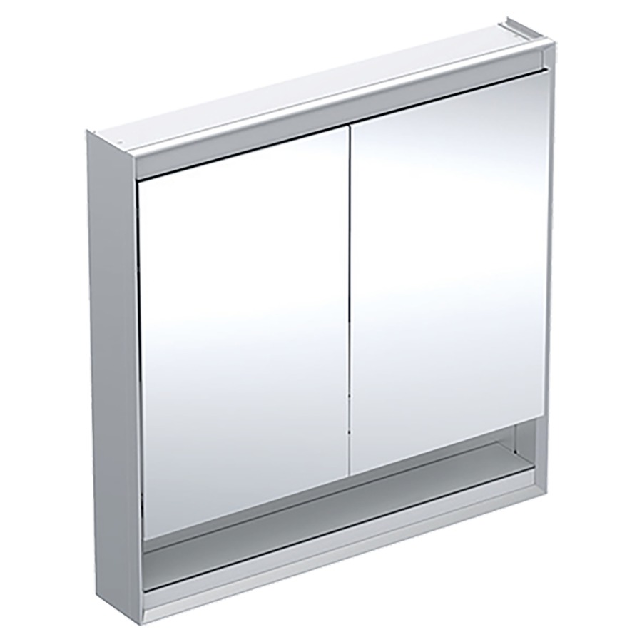 Armoire de toilette ONE AP
90 x 90 x 15 cm
avec niche ouvert
2 portes à double miroir
2 prises, ComfortLight LED
réglage continu de l'ambiance
lumineuse, de la lumière
d'orientation à la lumière du
jour
