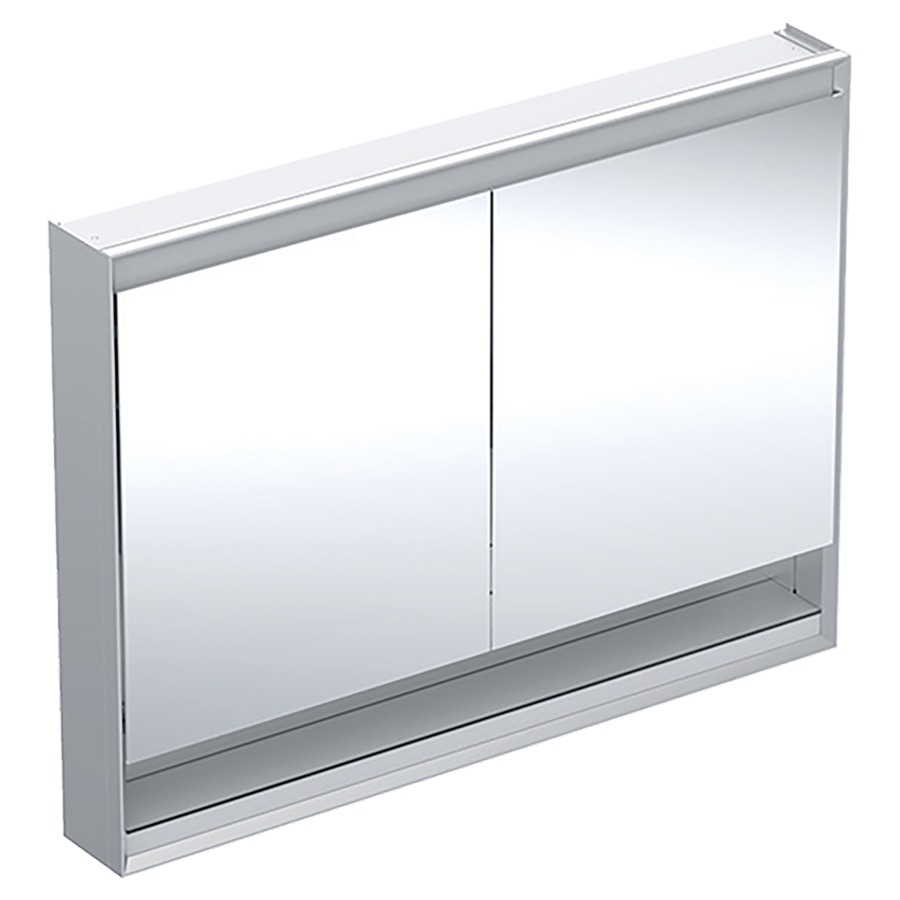 Armoire de toilette ONE AP
120 x 90 x 15 cm
avec niche ouvert
2 portes à double miroir
2 prises, ComfortLight LED
réglage continu de l'ambiance
lumineuse, de la lumière
d'orientation à la lumière du
jour