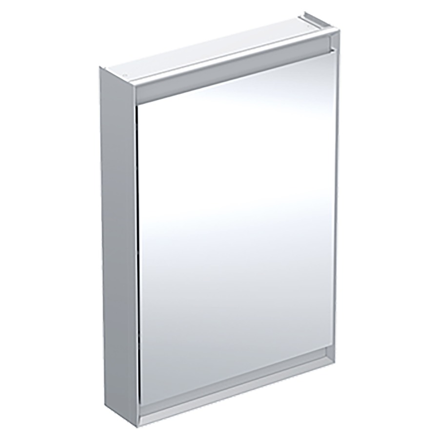 Armoire de toilette ONE AP
60 x 90 x 15 cm
1 porte à double miroir
charnières à gauche, 2 prises
ComfortLight LED, réglage
continu de l'ambiance
lumineuse, de la lumière
d'orientation à la lumière du
jour