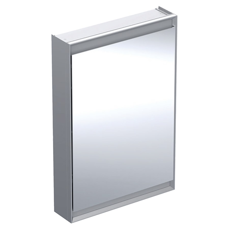 Armoire de toilette ONE AP
60 x 90 x 15 cm
1 porte à double miroir
charnières à droite, 2 prises
ComfortLight LED, réglage
continu de l'ambiance
lumineuse, de la lumière
d'orientation à la lumière du
jour