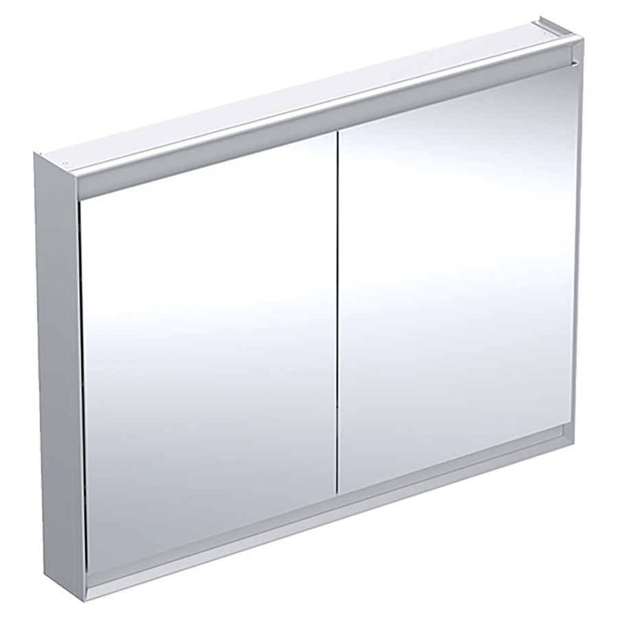 Armoire de toilette ONE AP
120 x 90 x 15 cm
2 portes à double miroir
2 prises, ComfortLight LED
réglage continu de l'ambiance
lumineuse, de la lumière
d'orientation à la lumière du
jour