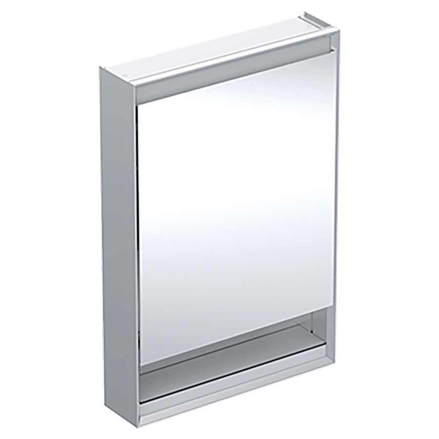 Armoire de toilette ONE AP
60 x 90 x 15 cm
avec niche ouvert
1 porte à double miroir
charnières à gauche, 2 prises
ComfortLight LED, réglage
continu de l'ambiance
lumineuse, de la lumière
d'orientation à la lumière du
jour